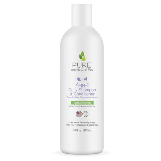 4-in-1 Daily Shampoo & Conditioner (Lavender & Chamomile) - Pure and Natural Pet
