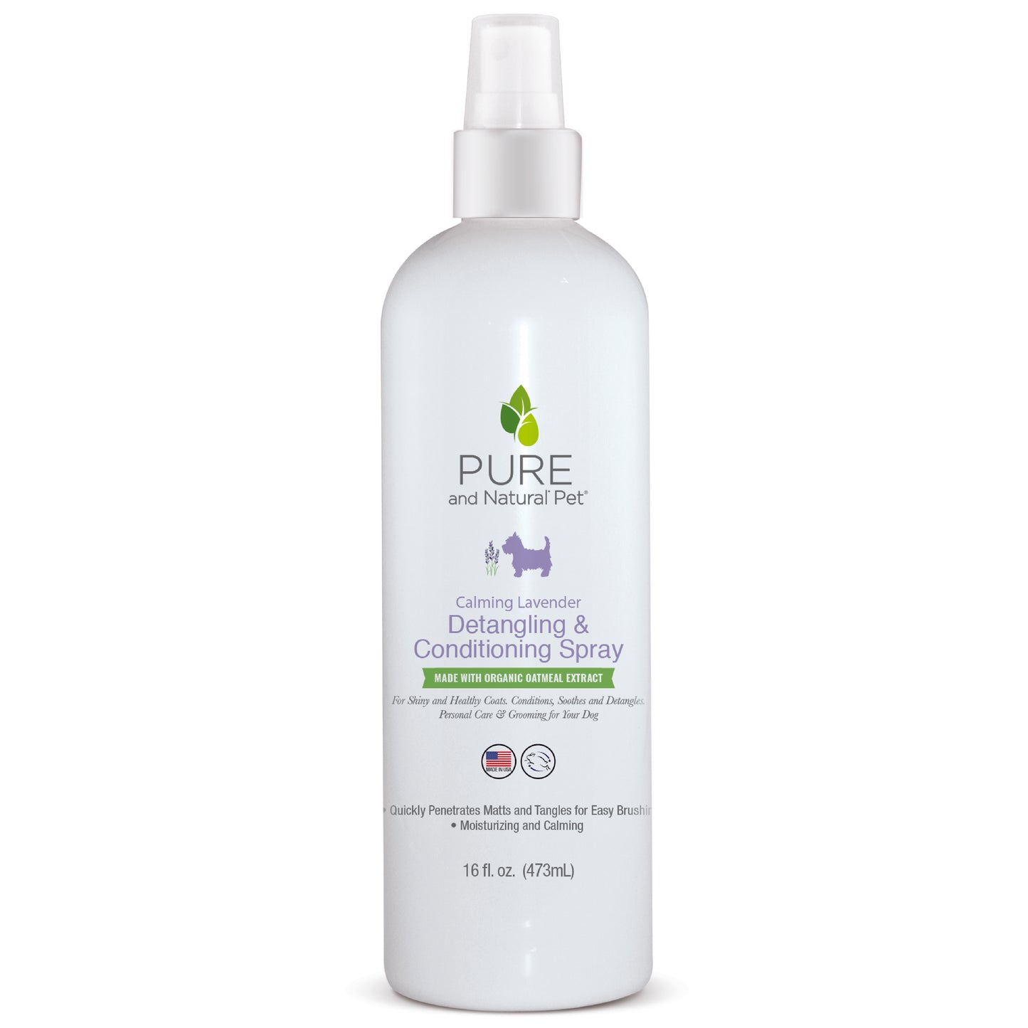 Calming Lavender Detangling & Conditioning Spray - Pure and Natural Pet