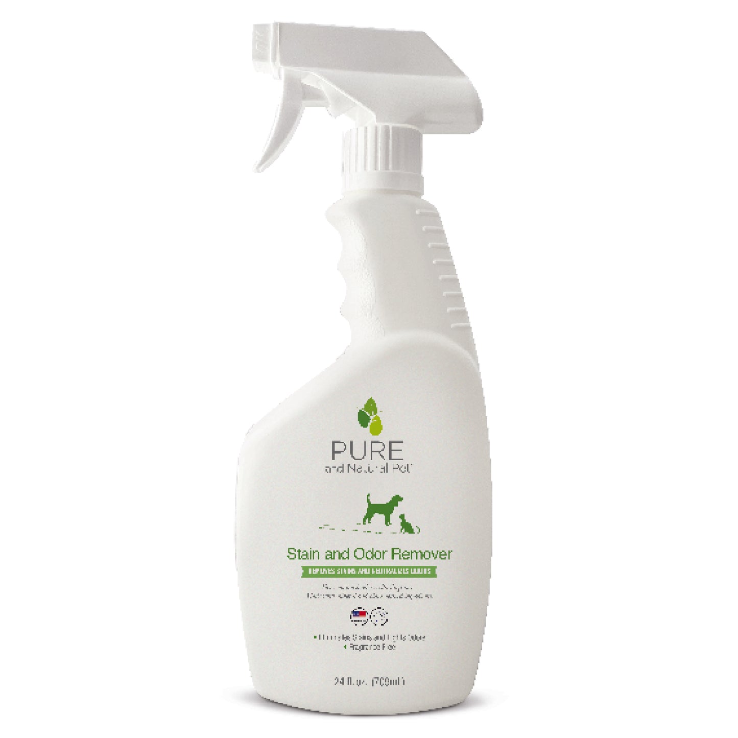 Stain and Odor Remover (Fragrance Free) - Pure and Natural Pet