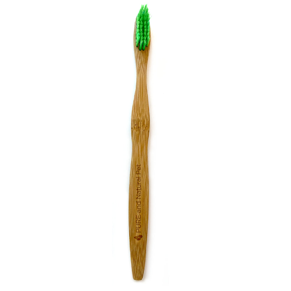 Bamboo Toothbrush for Large Dogs - Organic Dental Solutions® - Pure and Natural Pet