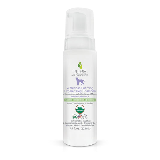 Organic Waterless Foaming Dog Shampoo - Pure and Natural Pet