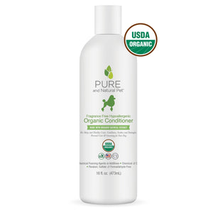 Fragrance Free Hypoallergenic Organic Conditioner - Pure and Natural Pet