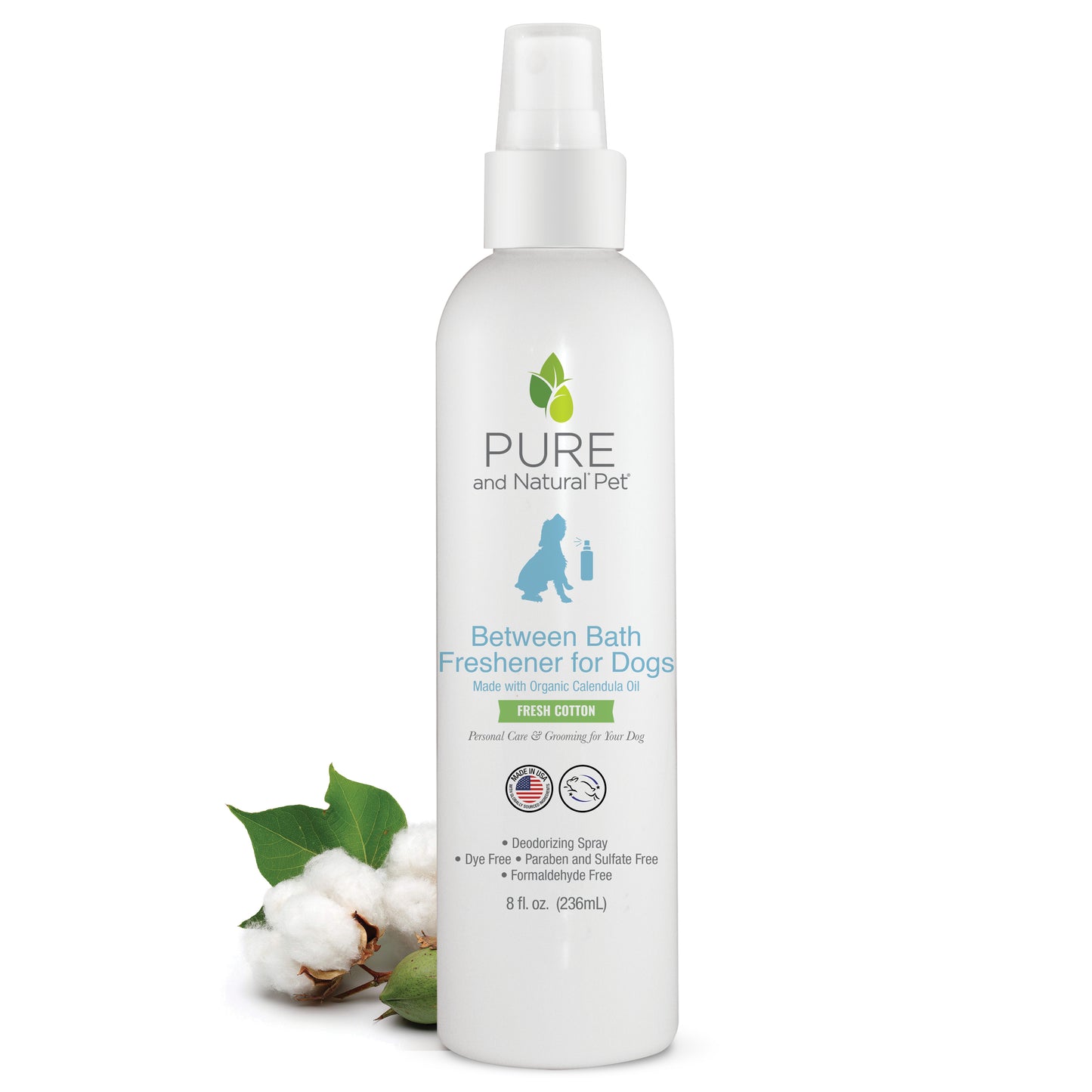 Between Bath Freshener (Fresh Cotton) - Pure and Natural Pet