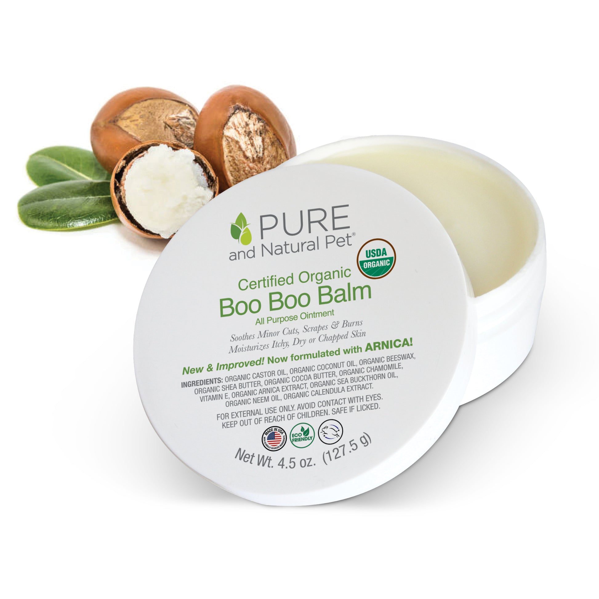 Certified Organic Boo Boo Balm - Unscented - Pure and Natural Pet