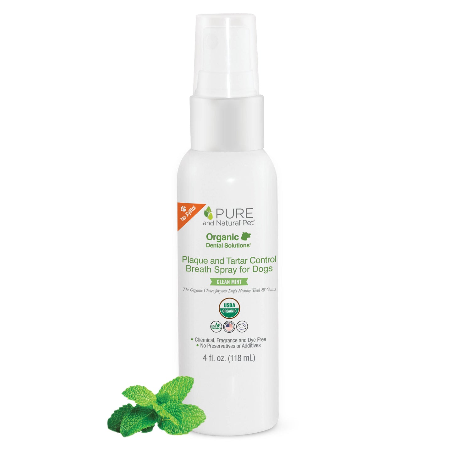 Plaque and Tartar Control Breath Spray for Dogs - Organic Dental Solutions®