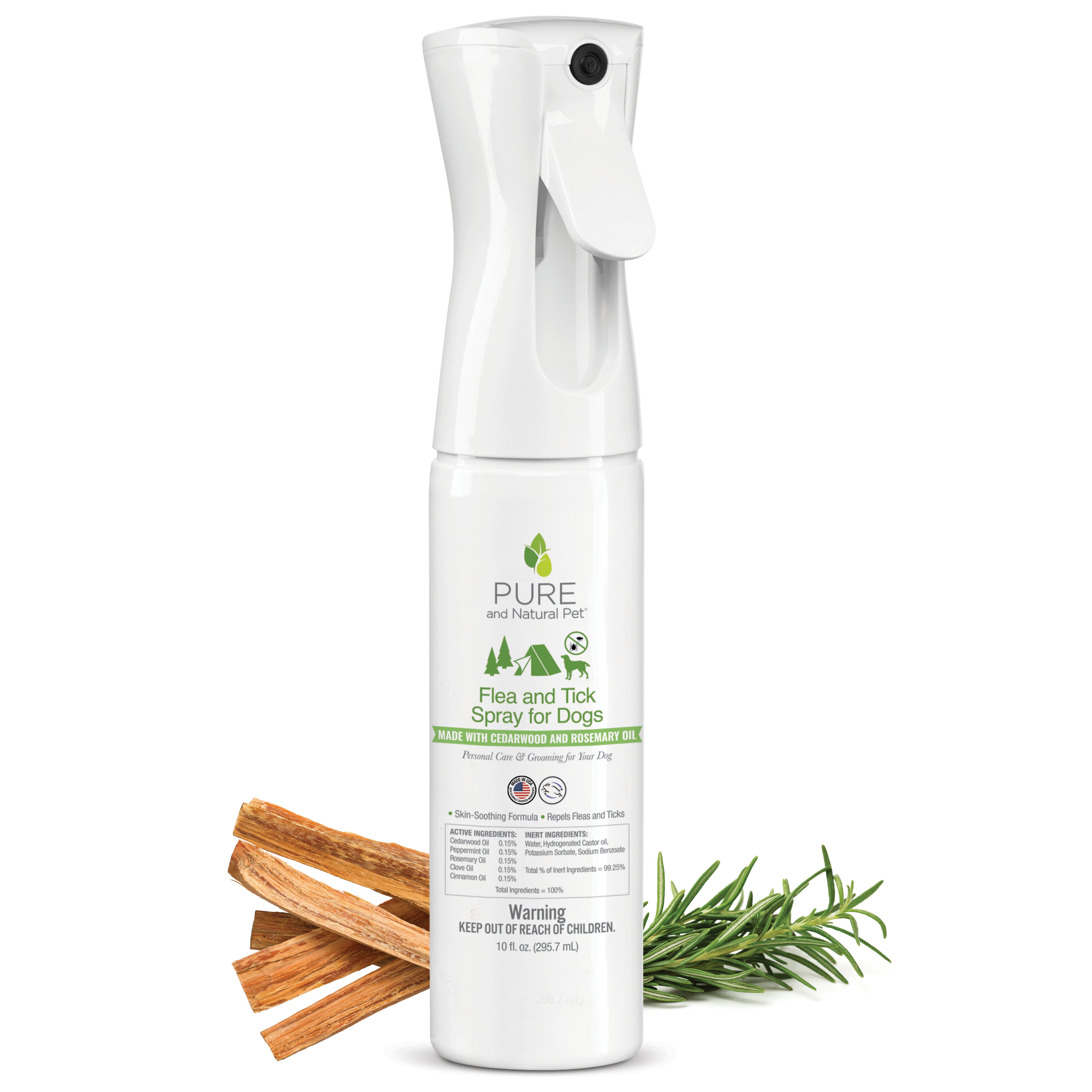 Flea and Tick Spray for Dogs – PURE AND NATURAL PET