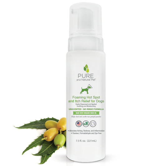 Foaming Hot Spot and Itch Relief - Pure and Natural Pet