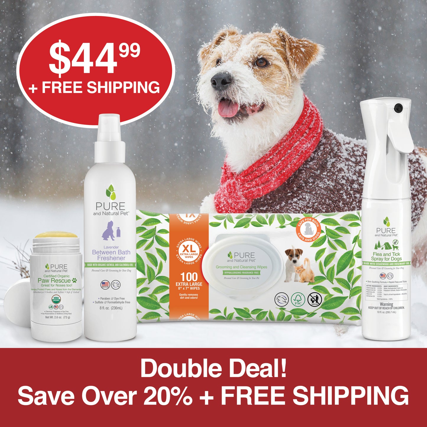 Great Outdoors Dog Gift Bundle - Pure and Natural Pet