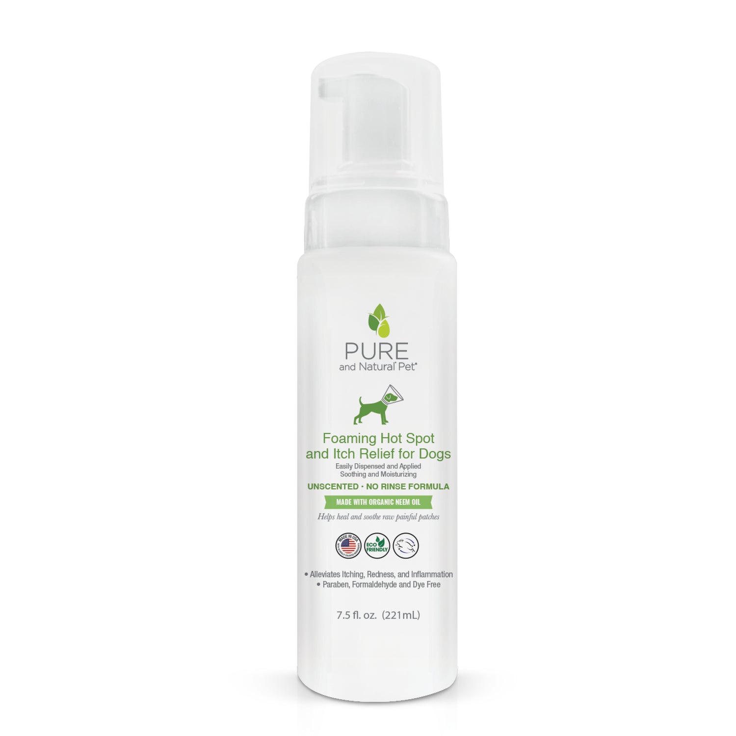 Foaming Hot Spot and Itch Relief - Pure and Natural Pet