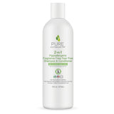 2-IN-1 Hypoallergenic Fragrance Free, Tear Free Shampoo & Conditioner - Pure and Natural Pet