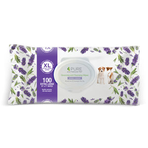 Grooming and Cleansing Wipes (Lavender and Rosemary) - Pure and Natural Pet