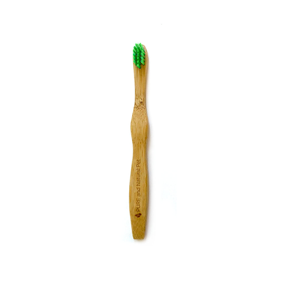 Bamboo Toothbrush for Small Dogs - Organic Dental Solutions® - Pure and Natural Pet
