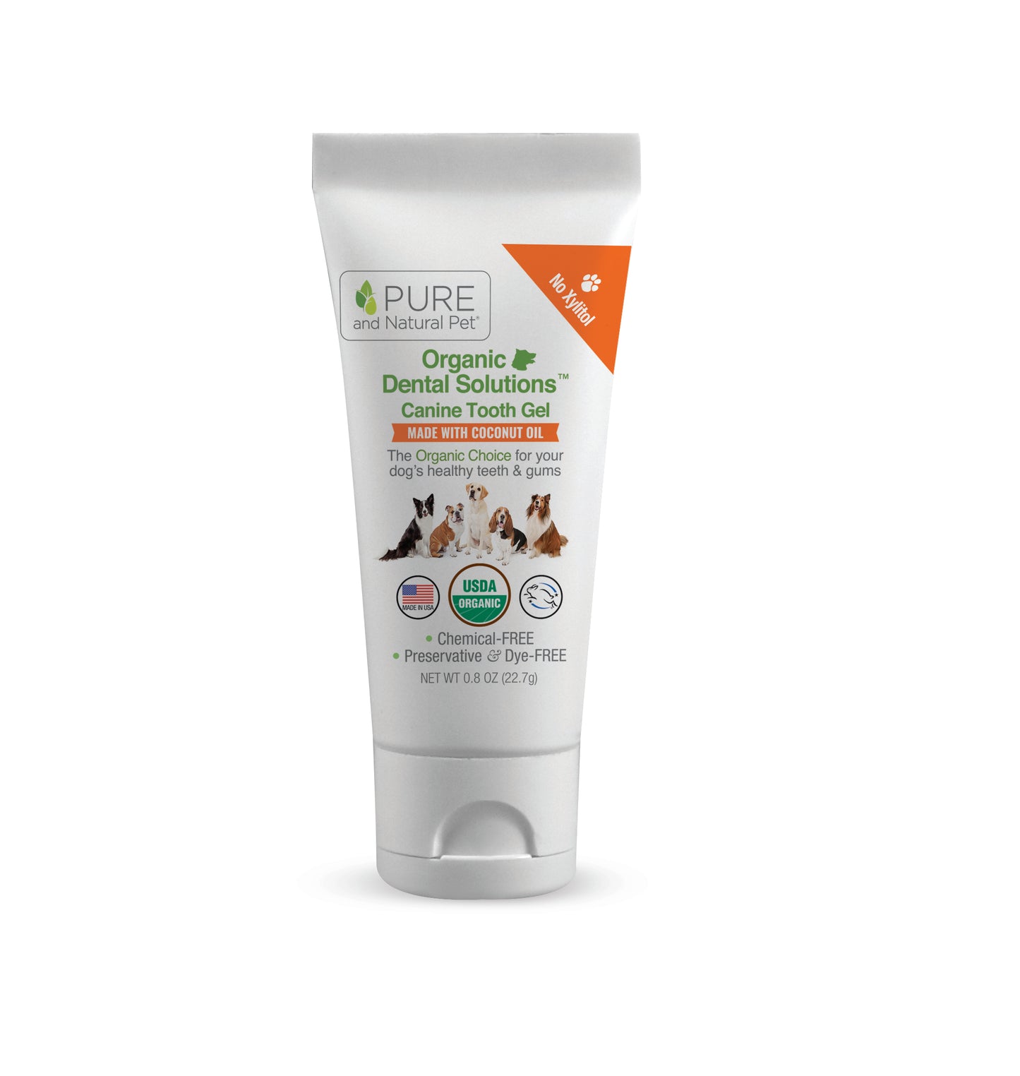 Tooth Gel and Bamboo Toothbrush for Small Dogs - Organic Dental Solutions® - Pure and Natural Pet